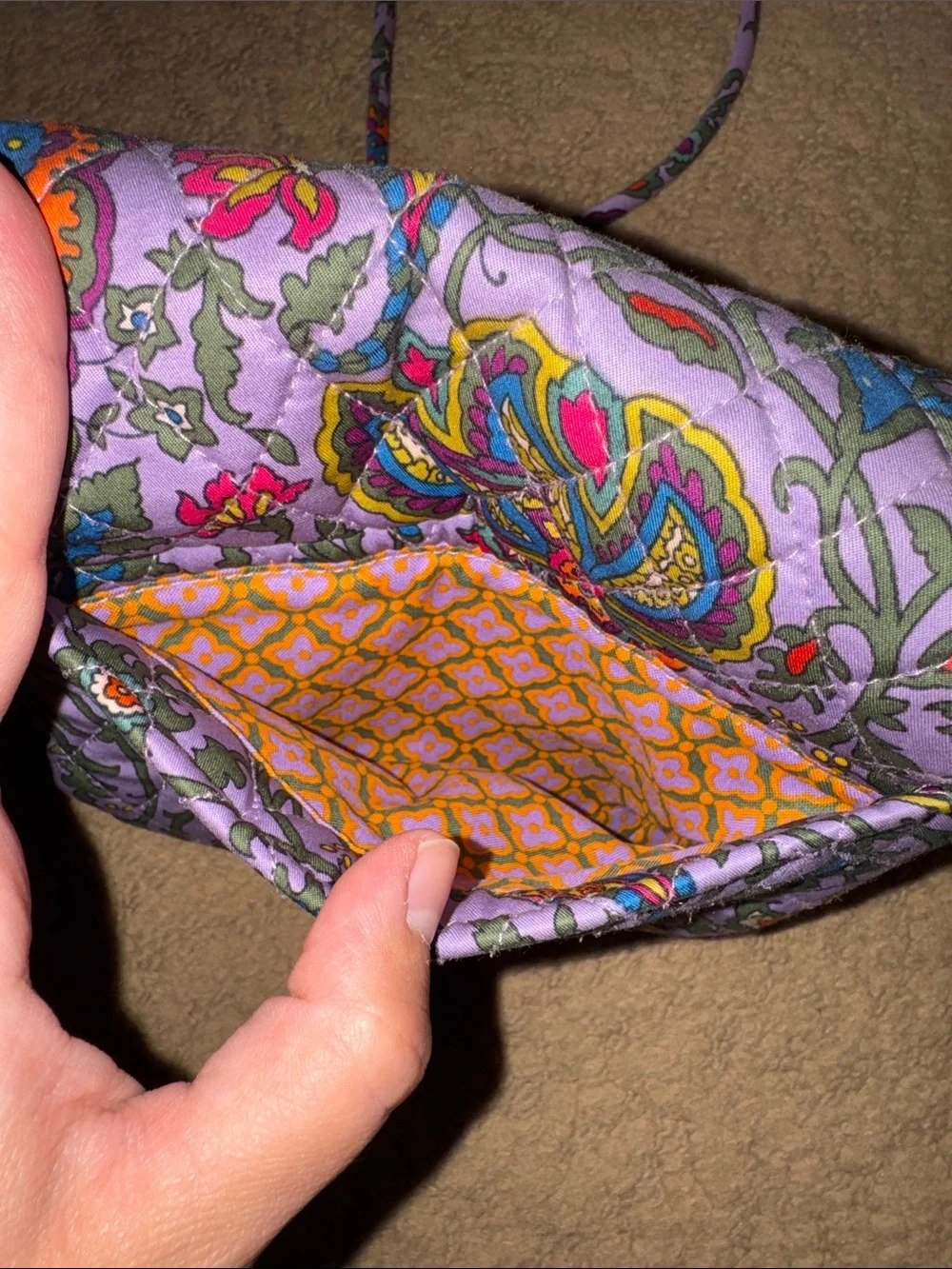 Vera Bradley purple floral